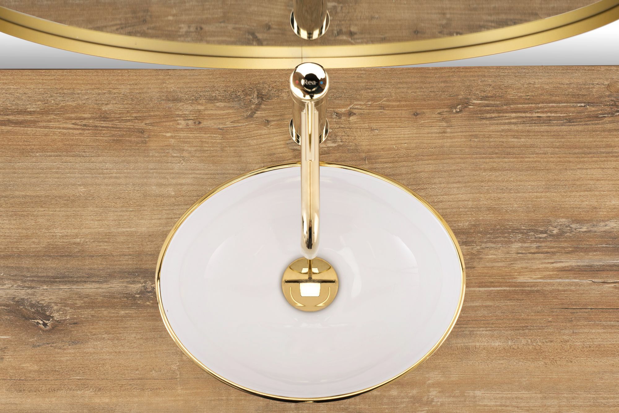 Rea Sofia Mini Gold/white Galda Izlietne 4
